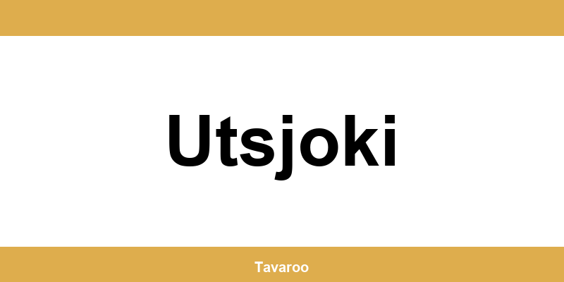 Posti toimipiste alueella Utsjoki