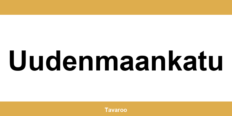 Posti toimipiste alueella Uudenmaankatu