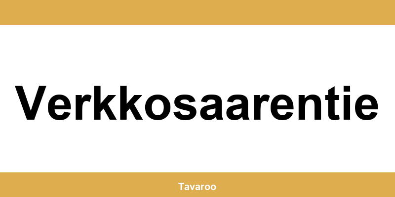 Posti toimipiste alueella Verkkosaarentie