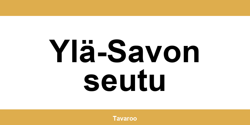 Posti toimipiste alueella Ylä-Savon seutu