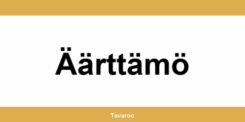 Posti toimipiste alueella Äärttämö