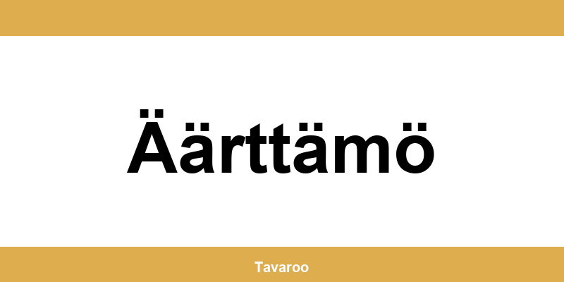 Posti toimipiste alueella Äärttämö