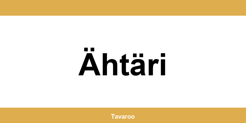 Posti toimipiste alueella Ähtäri