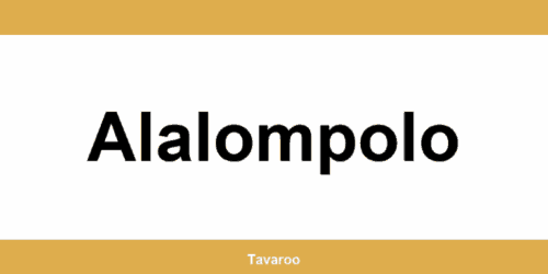 Posti toimipiste alueella Alalompolo