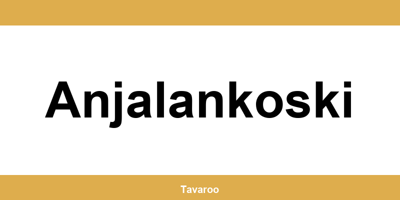 Posti toimipiste alueella Anjalankoski