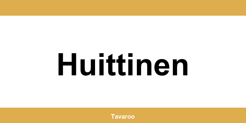 Posti toimipiste alueella Huittinen