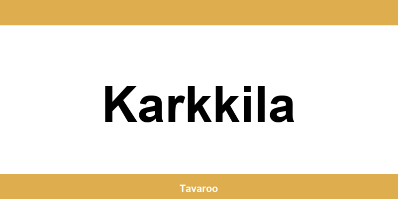 Posti toimipiste alueella Karkkila