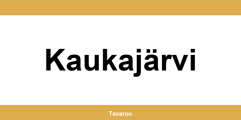Posti toimipiste alueella Kaukajärvi