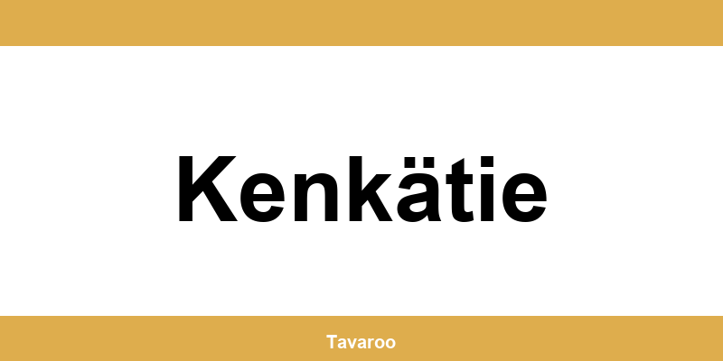 Posti toimipiste alueella Kenkätie