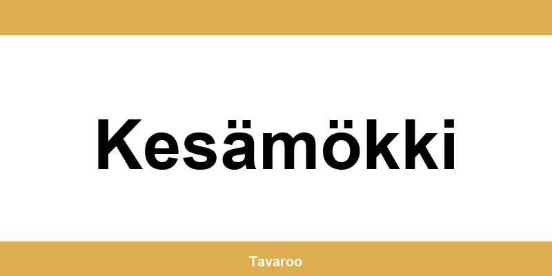 Posti toimipiste alueella Kesämökki