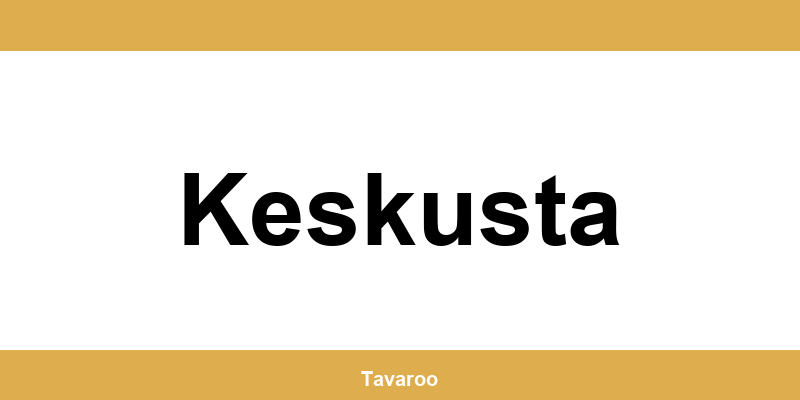 Posti toimipiste alueella Keskusta