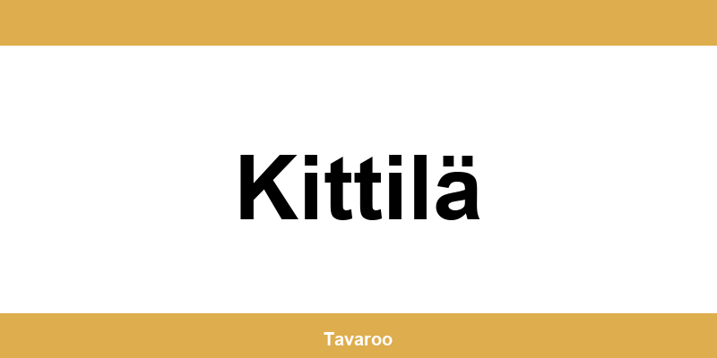 Posti toimipiste alueella Kittilä
