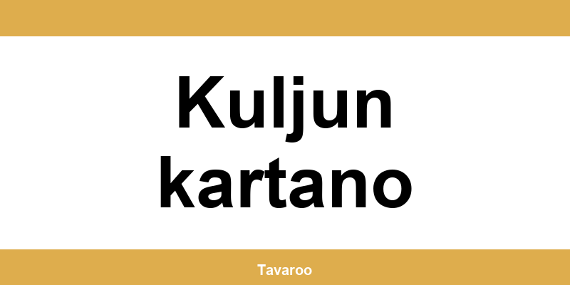 Posti toimipiste alueella Kuljun kartano