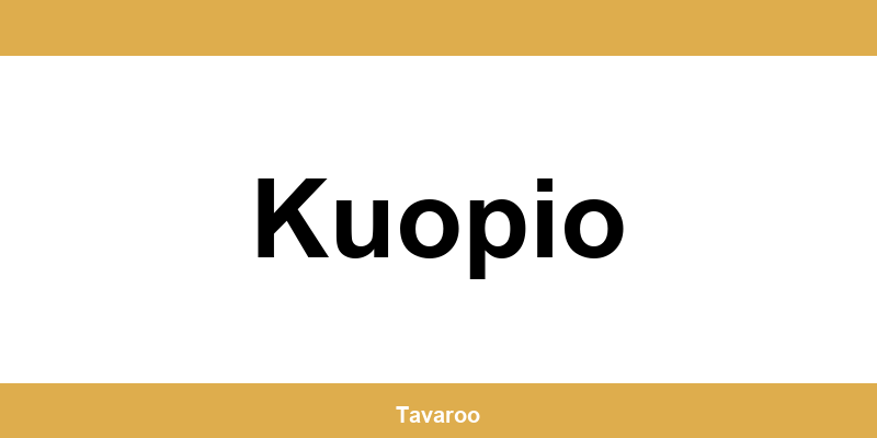 Posti toimipiste alueella Kuopio