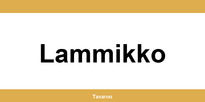 Posti toimipiste alueella Lammikko