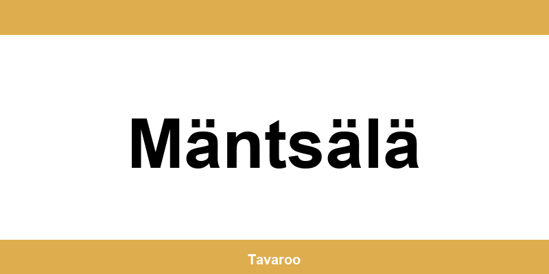 Posti toimipiste alueella Mäntsälä