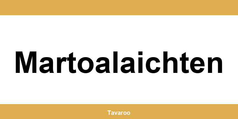 Posti toimipiste alueella Martoalaichten