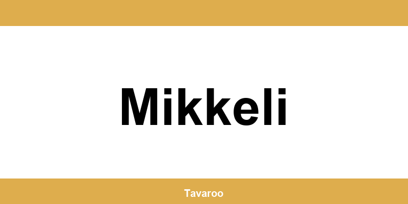 Posti toimipiste alueella Mikkeli