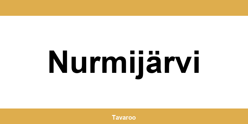 Posti toimipiste alueella Nurmijärvi