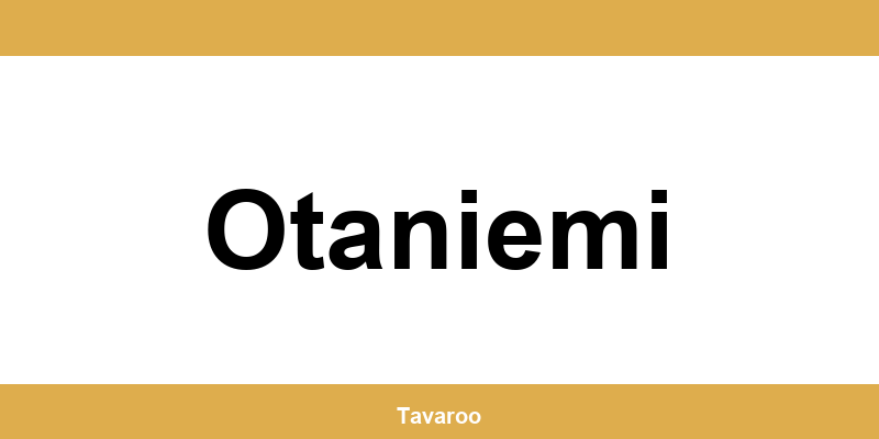 Posti toimipiste alueella Otaniemi