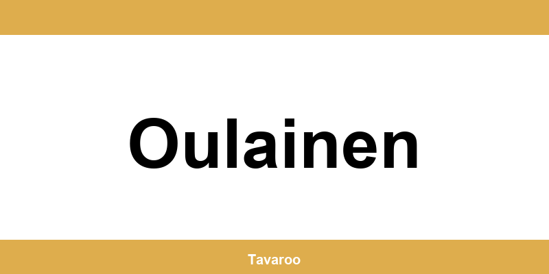 Posti toimipiste alueella Oulainen