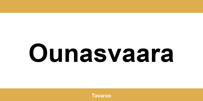 Posti toimipiste alueella Ounasvaara