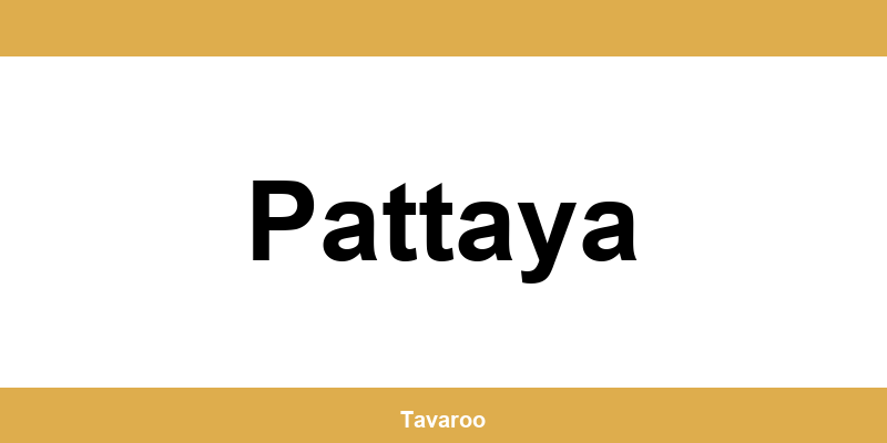 Posti toimipiste alueella Pattaya