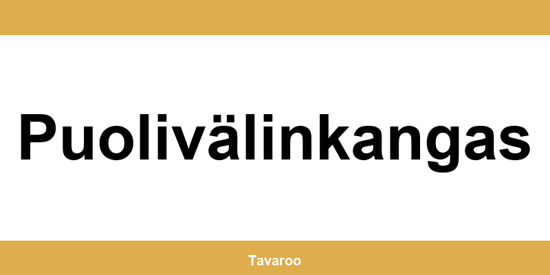 Posti toimipiste alueella Puolivälinkangas