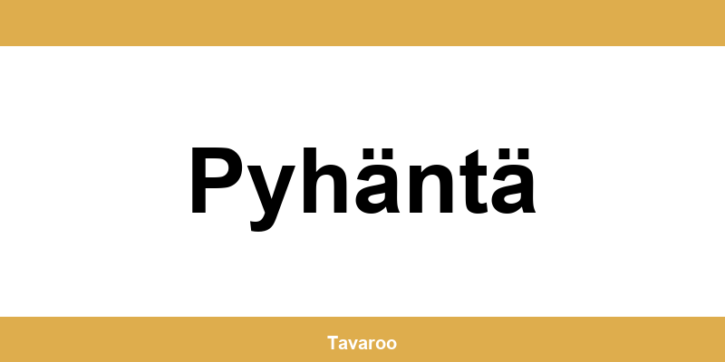 Posti toimipiste alueella Pyhäntä