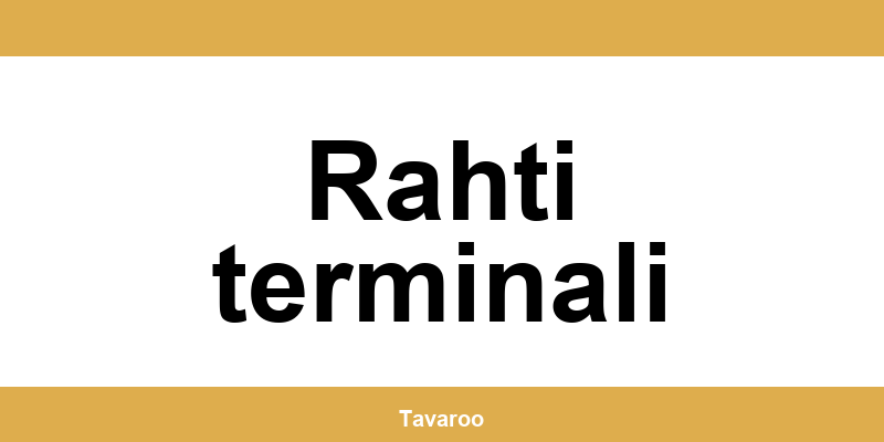 Posti toimipiste alueella Rahti terminali