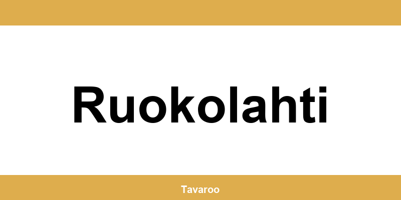 Posti toimipiste alueella Ruokolahti