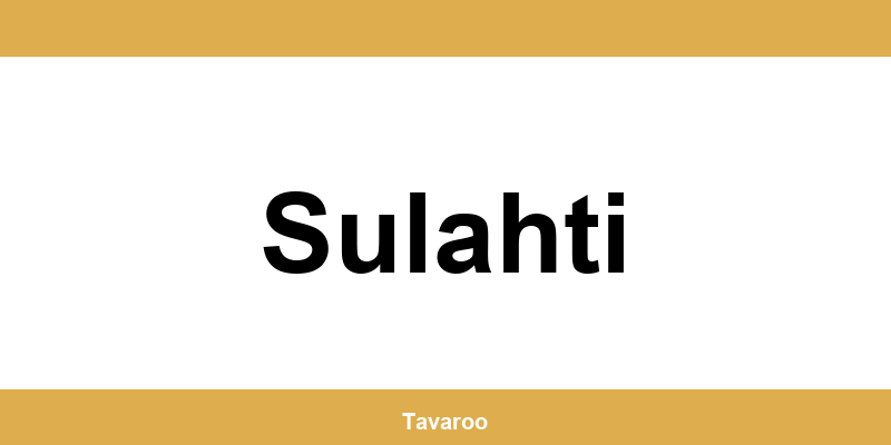 Posti toimipiste alueella Sulahti