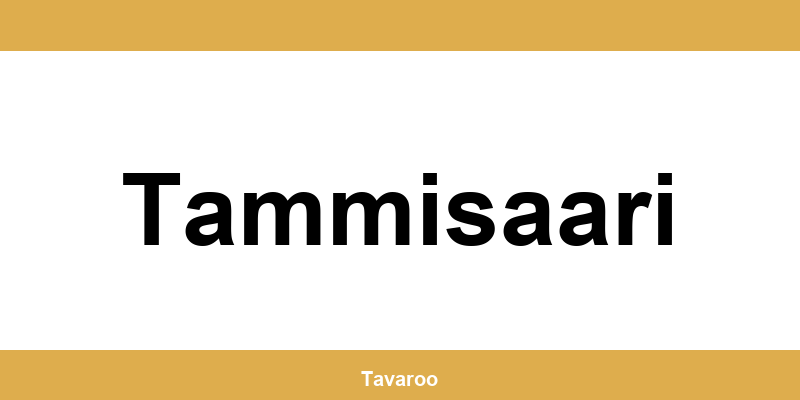 Posti toimipiste alueella Tammisaari