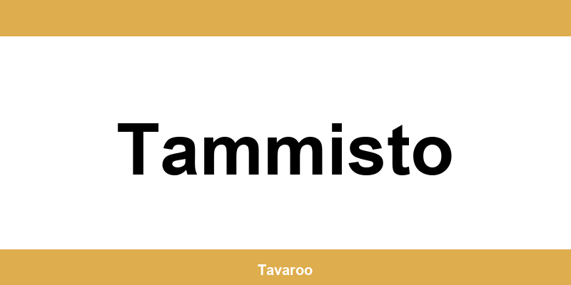 Posti toimipiste alueella Tammisto