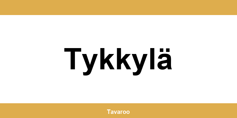 Posti toimipiste alueella Tykkylä