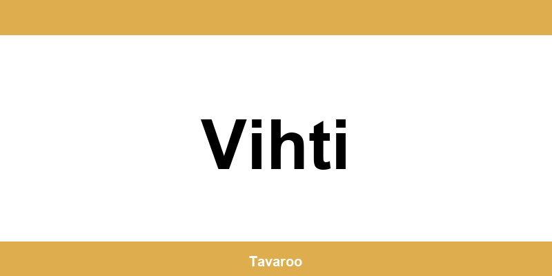 Posti toimipiste alueella Vihti