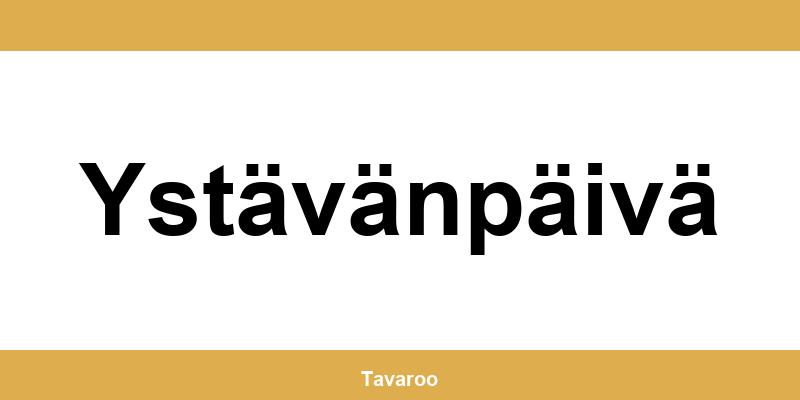 Posti toimipiste alueella Ystävänpäivä