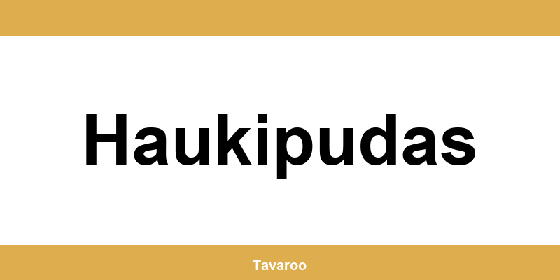 Posti toimipiste alueella Haukipudas
