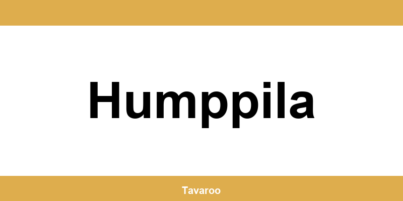 Posti toimipiste alueella Humppila