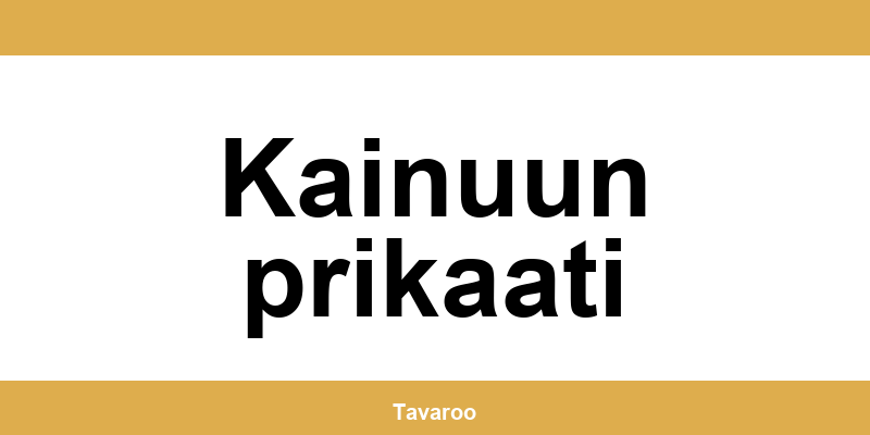 Posti toimipiste alueella Kainuun prikaati