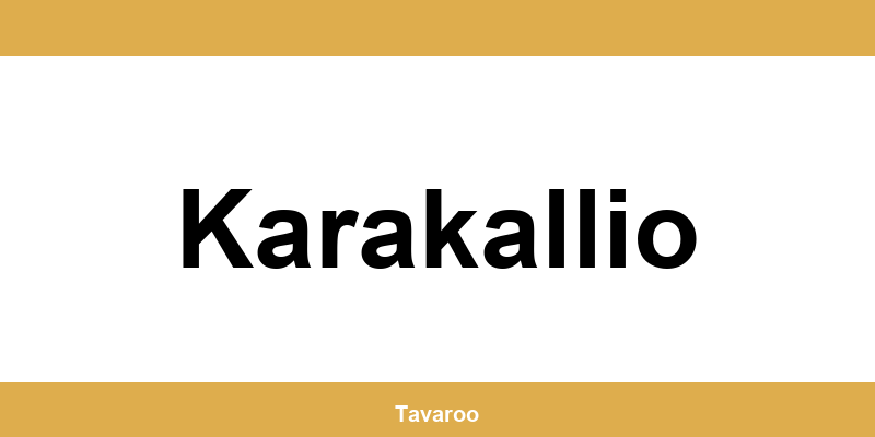 Posti toimipiste alueella Karakallio