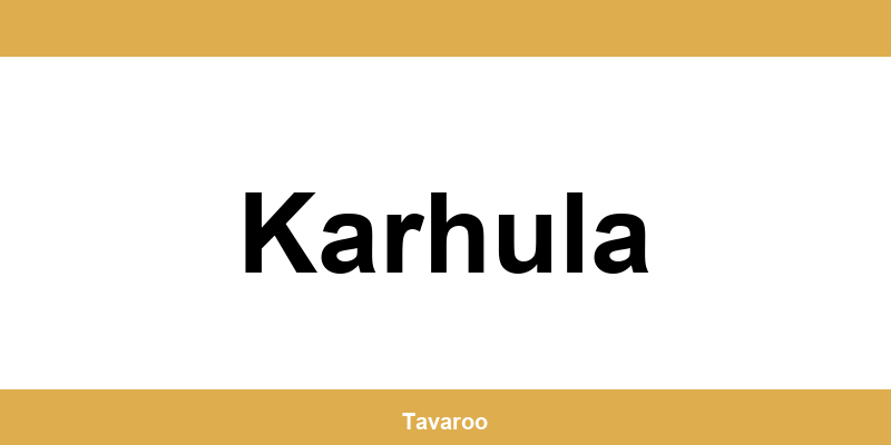 Posti toimipiste alueella Karhula
