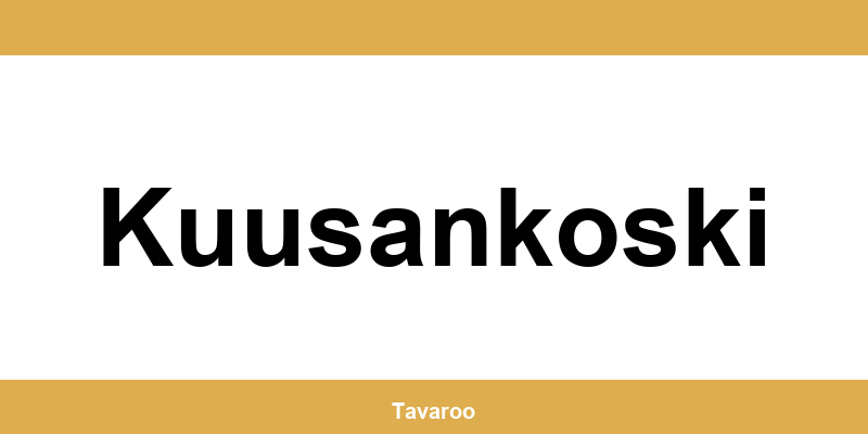 Posti toimipiste alueella Kuusankoski