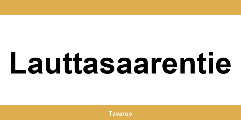 Posti toimipiste alueella Lauttasaarentie