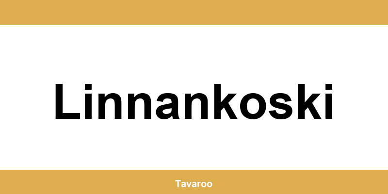 Posti toimipiste alueella Linnankoski