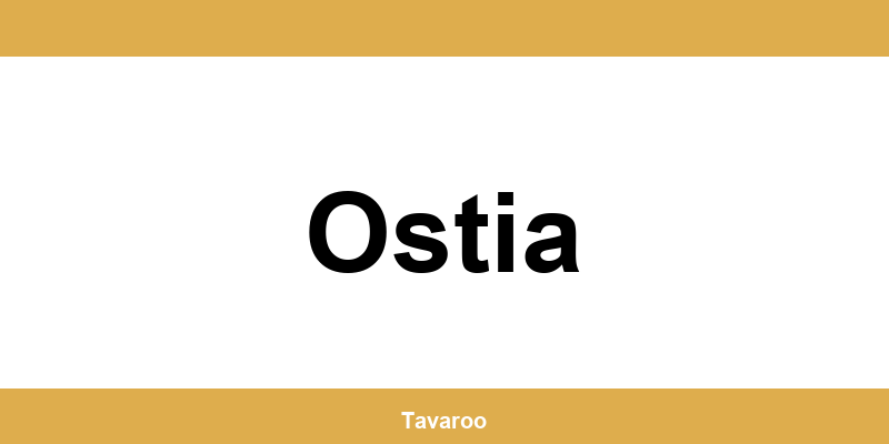 Posti toimipiste alueella Ostia