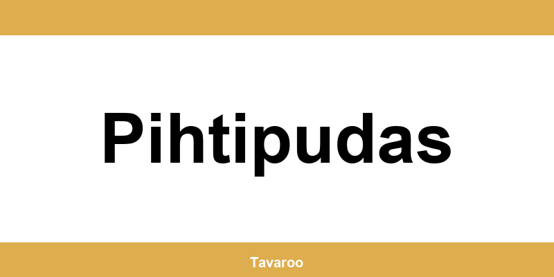 Posti toimipiste alueella Pihtipudas
