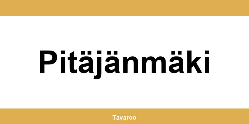 Posti toimipiste alueella Pitäjänmäki