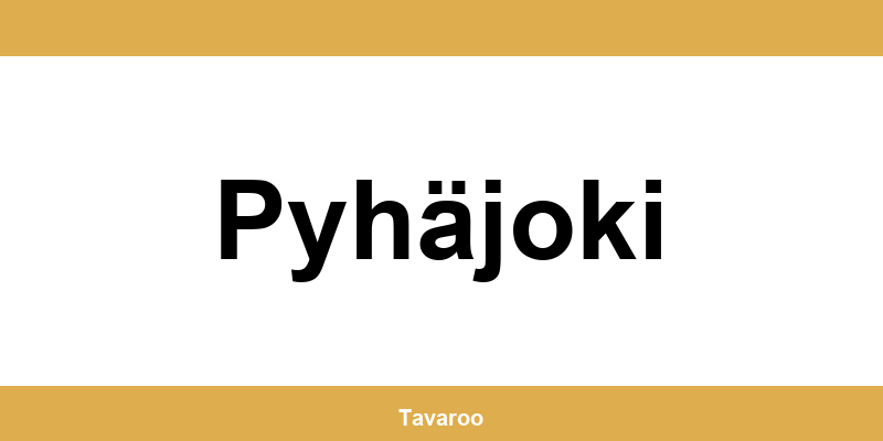 Posti toimipiste alueella Pyhäjoki