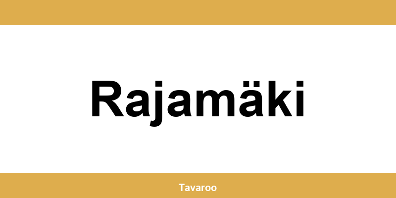 Posti toimipiste alueella Rajamäki
